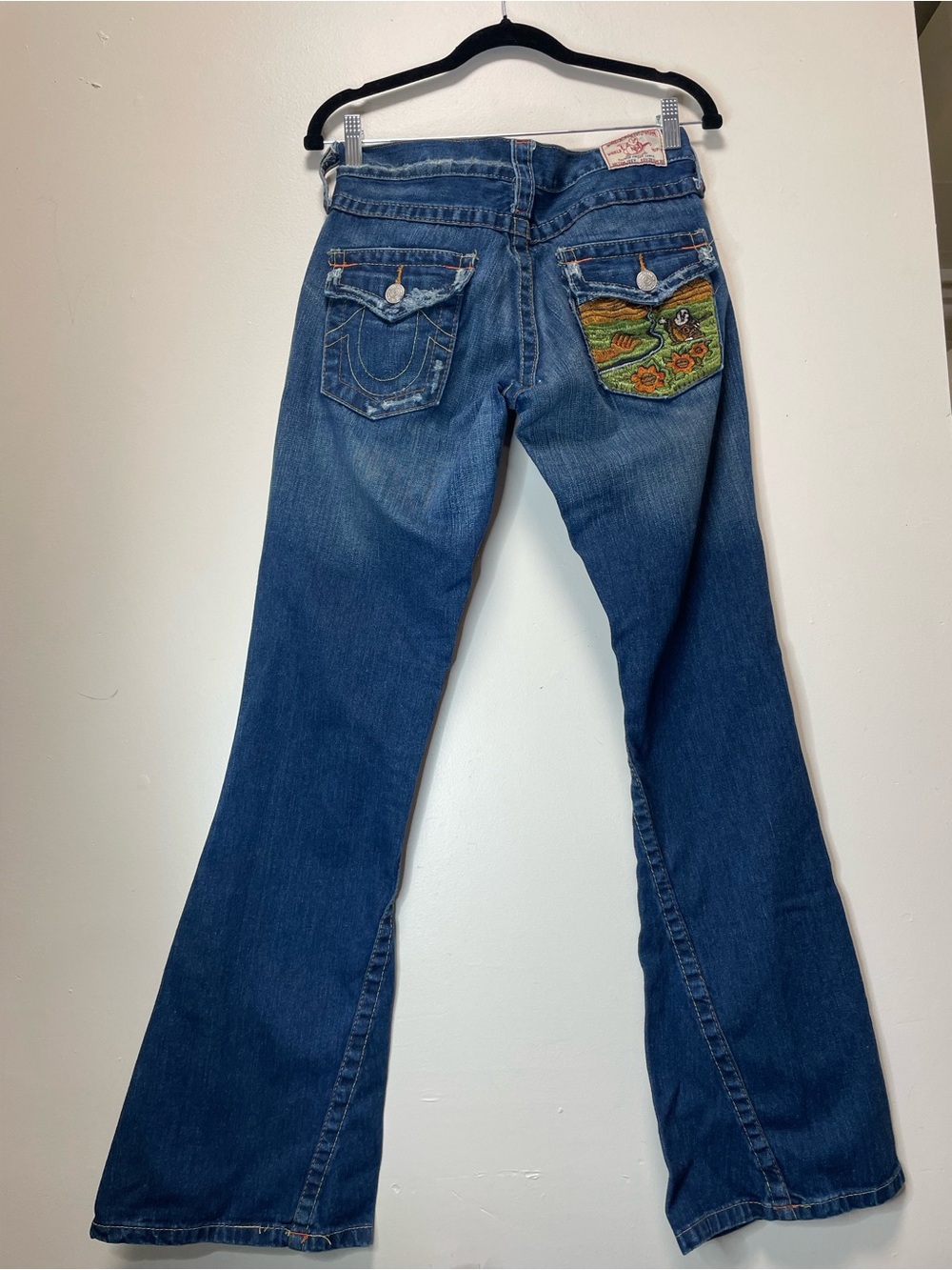 RARE Vintage True Religion Joey Jeans | Unique Embroidered Pocket | Y2K